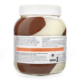 Delhaize | Chocopasta | Duo | Wit & Hazelnoot 