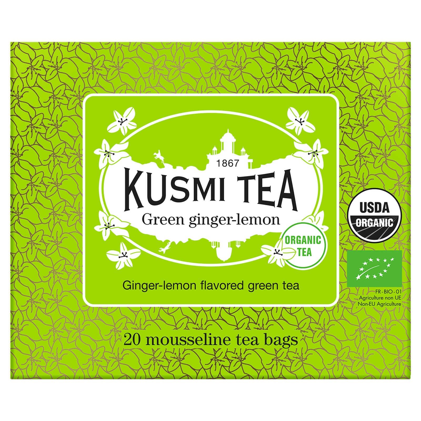 Kusmi Tea Thee | Groen | Gember & Citroen | Bio