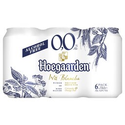 Hoegaarden | Witbier | Alcoholvrij | 0% alc | Blik 