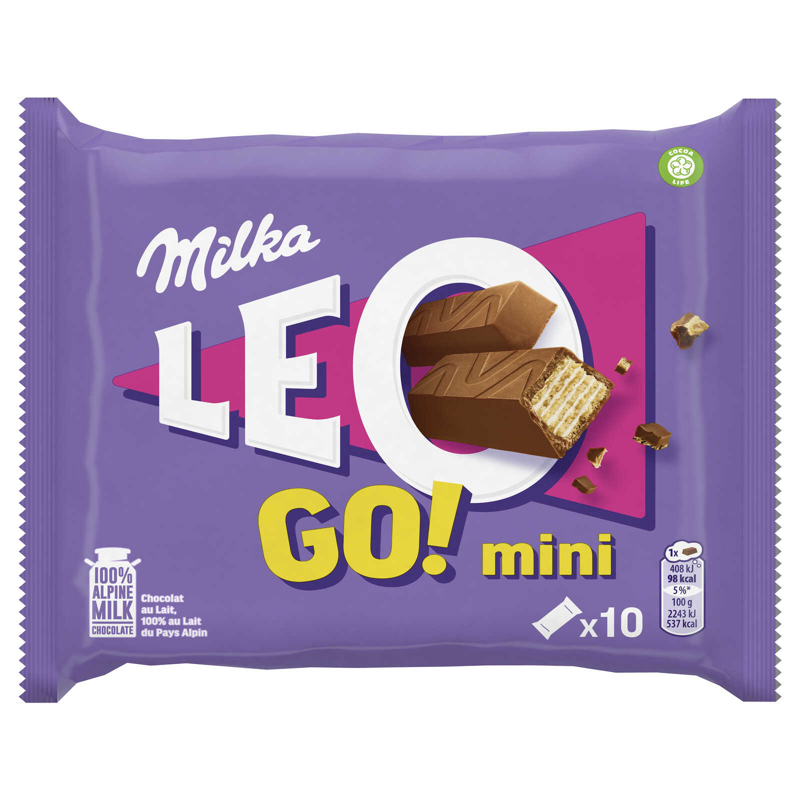 Milka Koekjes | LEO GO | Mini | Chocolade