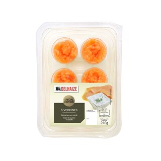 Delhaize | Verrines | Saumon-Tzatziki 