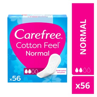 Carefree | Protège-slips | Cotton | Feel 56 pc