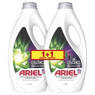 Ariel | Wasmiddel | Vloeibaar | Black protection | 1+1 2 x 35 st