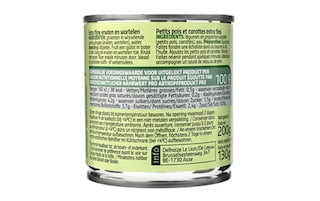 Delhaize | Petits pois-Carottes | Extra fins | Boîte 