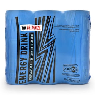 Delhaize | Boisson énergisante 6 x 25 cl