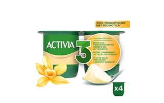 Activia | Yaourt | Arome vanille | Probiotiques 4 x 125 gr