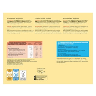 Delhaize | brusselse wafels 4 st 