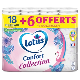 Lotus | Toiletpapier | Collection | 2-Laags | 18+6 | Eco 