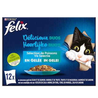 Duos | Aliment Chat | Adulte | Gelée | Poisson