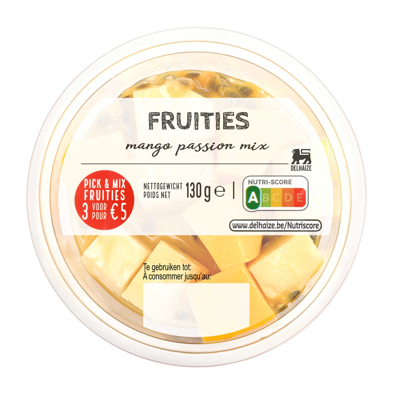 Delhaize Fruities mango passie