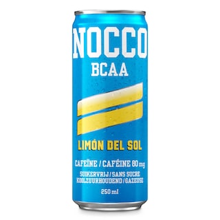 NOCCO | Koolzuurhoudende drank|Limon Del Sol |Cafeïne|Vitaminen| Blik 