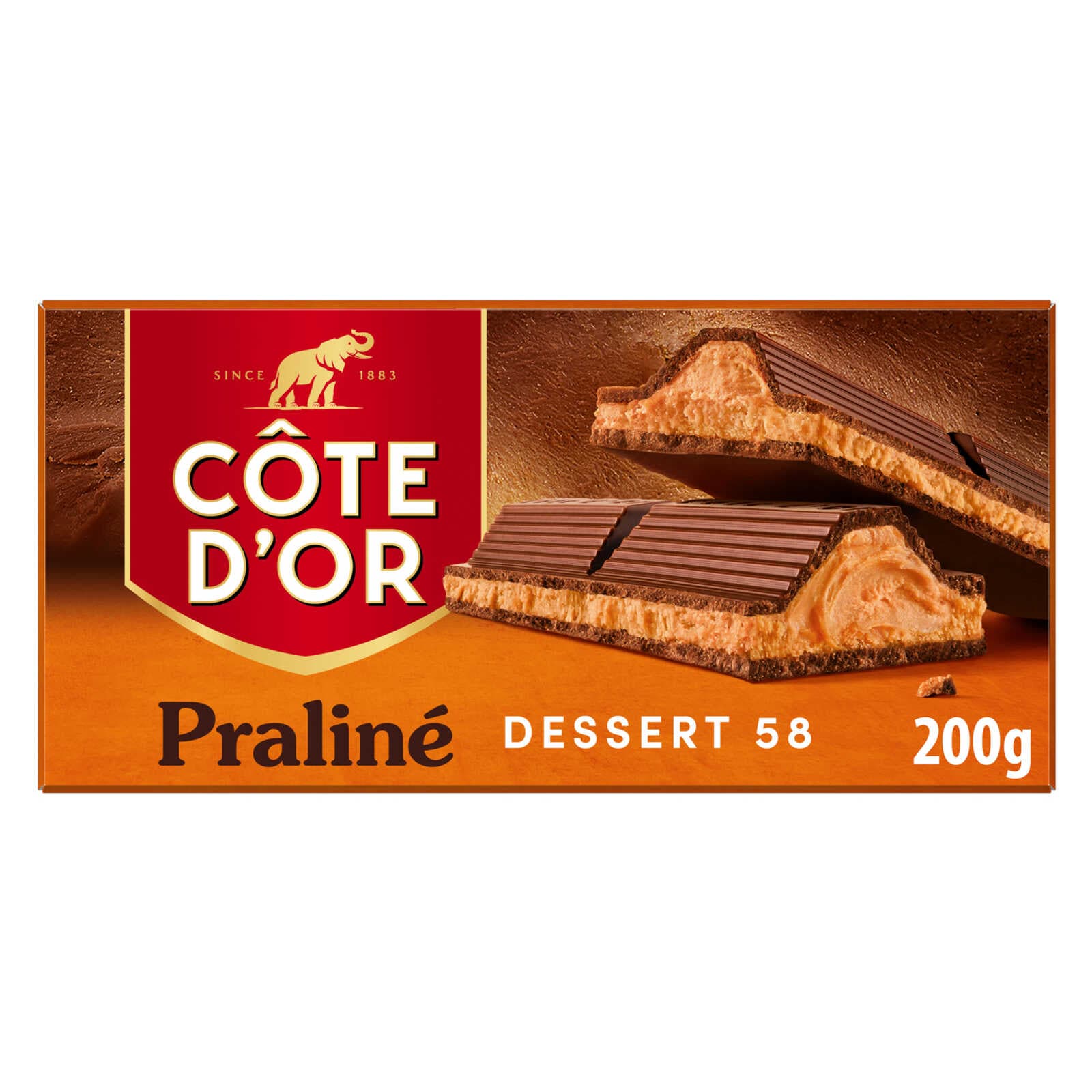 Côte d'Or Tablet | Praline-Chocolade | Dessert 58