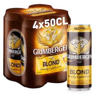 Grimbergen | Bière d'abbaye | Blonde | 6,7% | Canette 