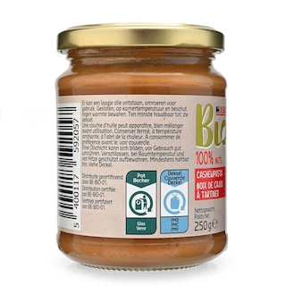 Delhaize | Bio | Beurre | Noix | Cajou | Bio 250 gr