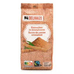 Delhaize | Rietsuiker | Fairtrade 500 gr