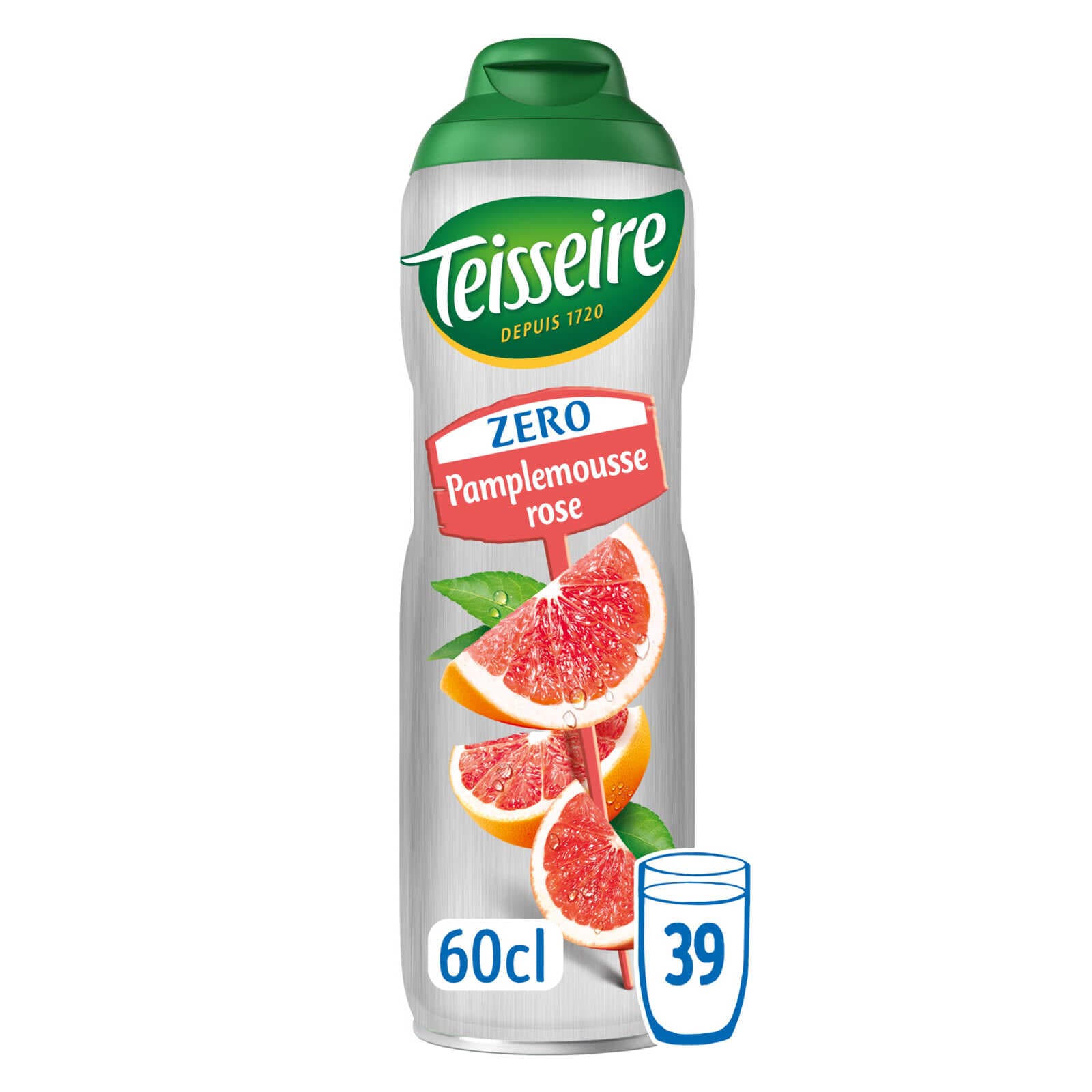 Teisseire Siroop | Roze pompelmoes | Zonder suiker