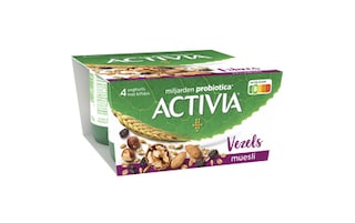 Activia | Yaourt | Fibres | Muesli | Probiotiques 4 x 125 gr