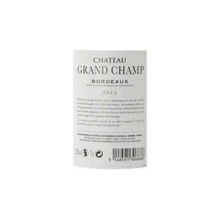 France - Frankrijk | Bordeaux - Bordeaux | Château Grand Champ 2012 