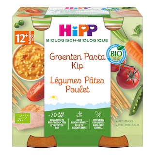 Hipp | Groenten-Pasta-Kip | Bio | 12M 
