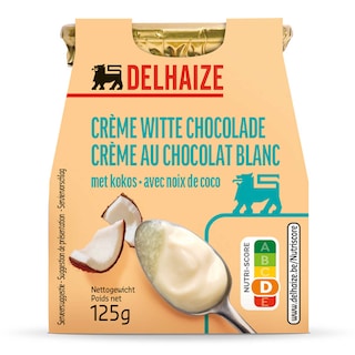 Delhaize | Dessert | Romig | Witte chocolade | Kokos 