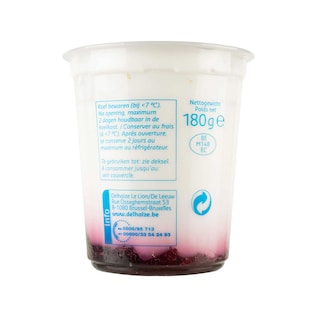 Delhaize | Yoghurt | Vol | Bosbes 180 gr