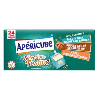 Apéricube | Feestelijke selectie | 24 Blokjes 
