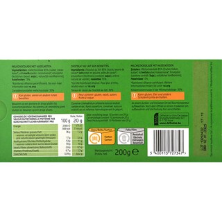 Delhaize | Melkchocolade met Hazelnoten 