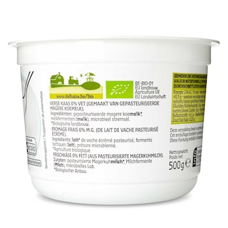 Delhaize | Bio | Fromage frais | Maigre | 0 % m.g. | Bio 