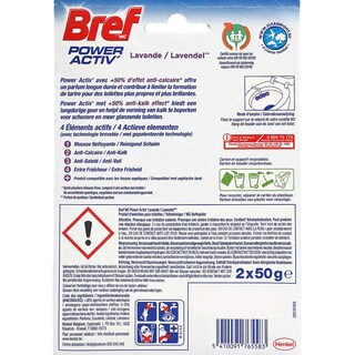 Bref WC | Bloc WC | Power Activ' | Lavande 2 pc