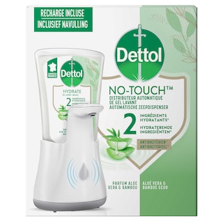 Dettol | No Touch | Gadget + Recharge Aloe Vera 