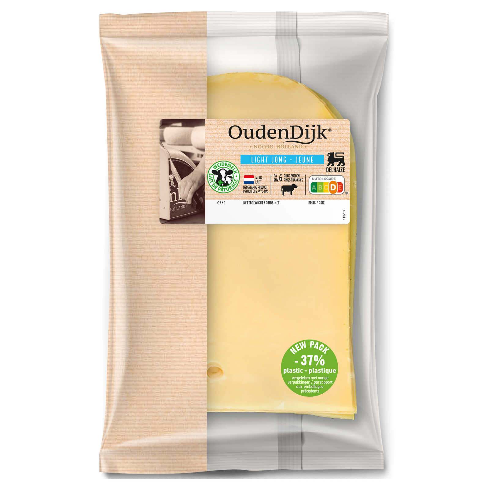 Delhaize Light jong | Sneden | Vers verpakt