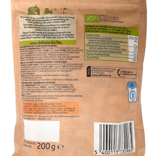 Delhaize | Bio | Cashewnoten | Zure room | Bio 200 gr