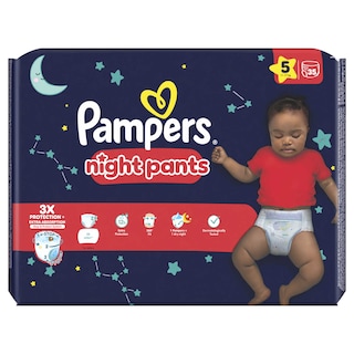 Pampers | Baby Dry Pants | Culottes de Nuit | Taille 5 