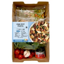 Delhaize | Maaltijbox | Versneden | One pot pasta 