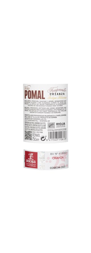 Vina Pomal | Crianza | Rioja 75 cl