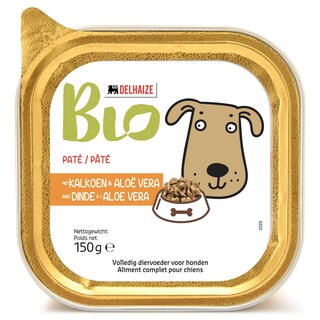 Delhaize | Bio | Hondenvoeding | Pate | Kalkoen | Bio 