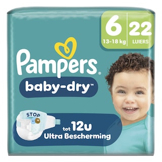 Pampers | Baby Dry | Langes | Taille 6 22 pc