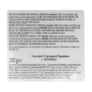 Delhaize | Amandes | Naturelles 200 gr