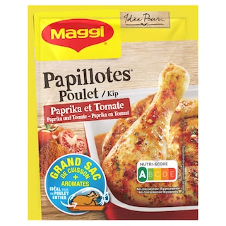 Maggi | Idee du jour-Idee van de dag | Papillotes Kip | Paprika 28 gr
