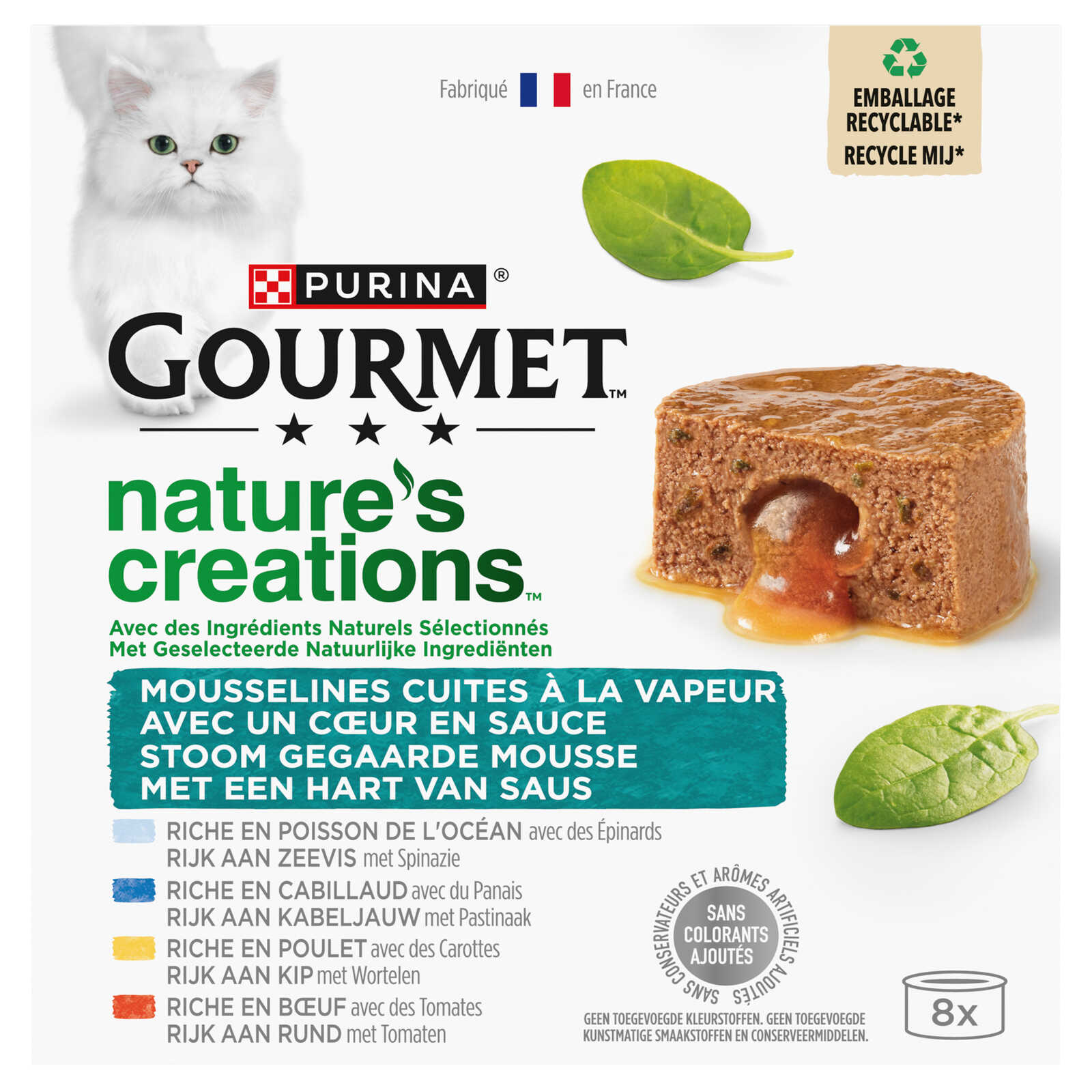 Gourmet Kattenvoeding | Adult | Mousse | Rund