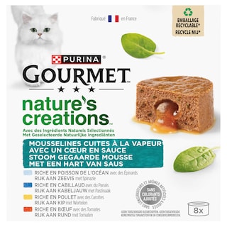 Gourmet | Nature's Creations | Kattenvoeding | Adult | Mousse | Rund 