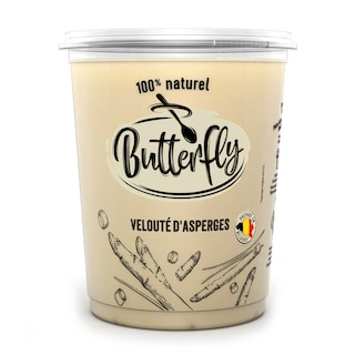 Butterfly | Soupe | Crème d'asperges | Crème de tomates | Boulettes de viande 