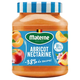 Materne | Fruit à tartiner | Abricot | Nectarine 