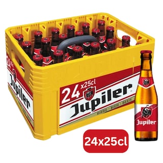 Jupiler | Bière Blonde | Pils | 5,2% alc. | Caisse 
