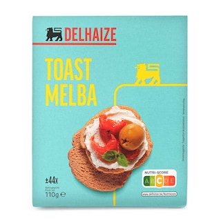 Delhaize | Toast | Melba | Rond 