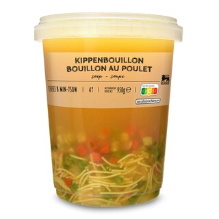 Delhaize | Soep | Bouillon | Kip | Groenten 950 gr