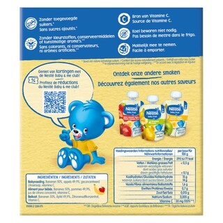 Nestlé | Baby Fruit | Gourde | Banane Pomme | 6 mois 