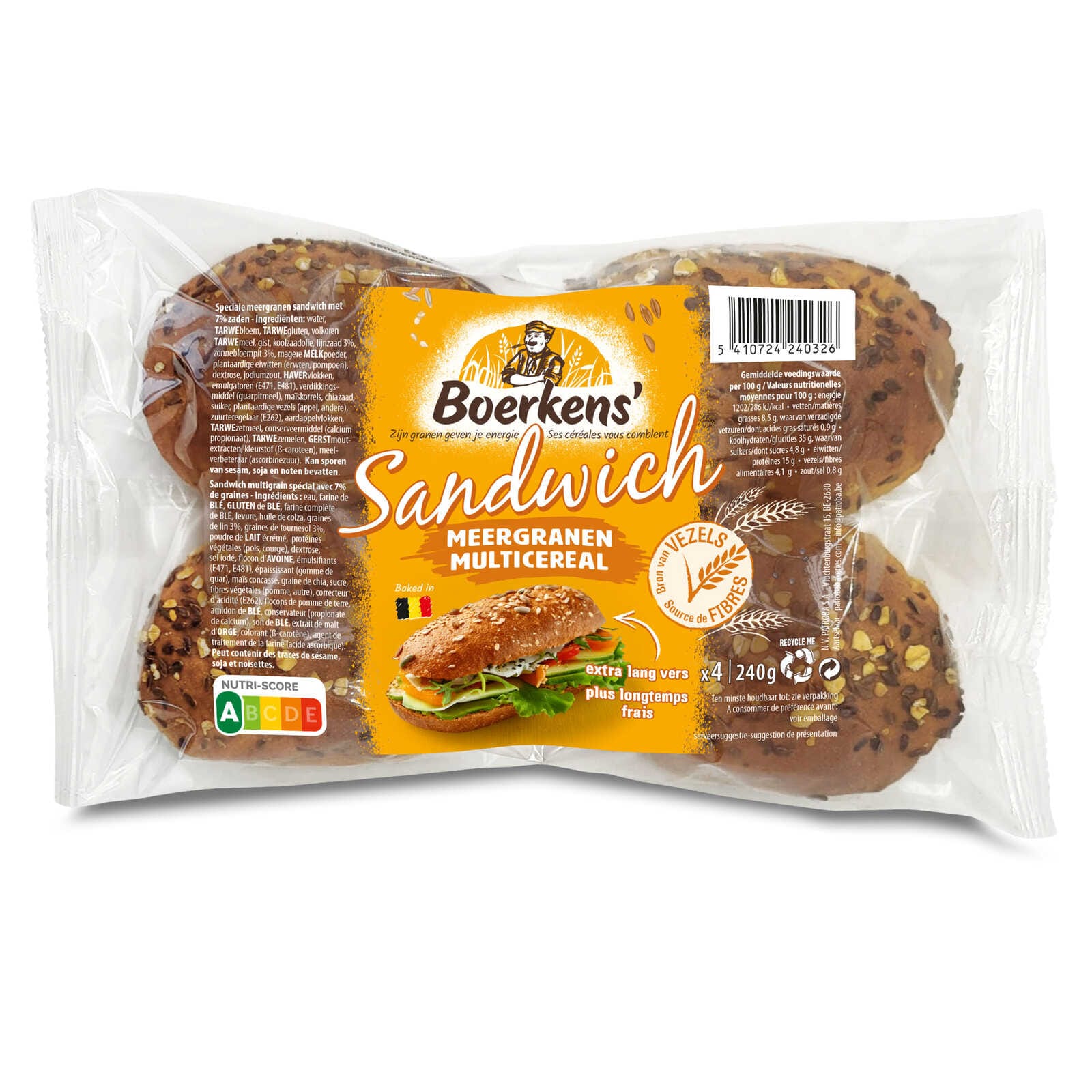 Boerkens Sandwich | Meergranen
