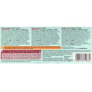 Delhaize | Cake | Fruit 275 gr