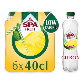 Spa | Fruit | Fruitlimonade | Bruisend | Citroen 6 x 40 cl